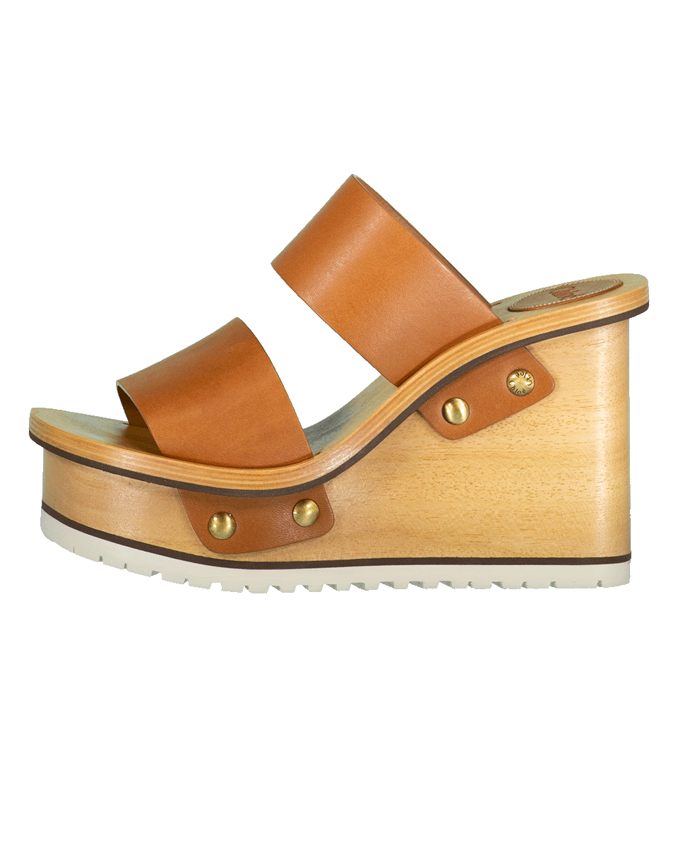 CHLOÉ-Double Strap Wedge-