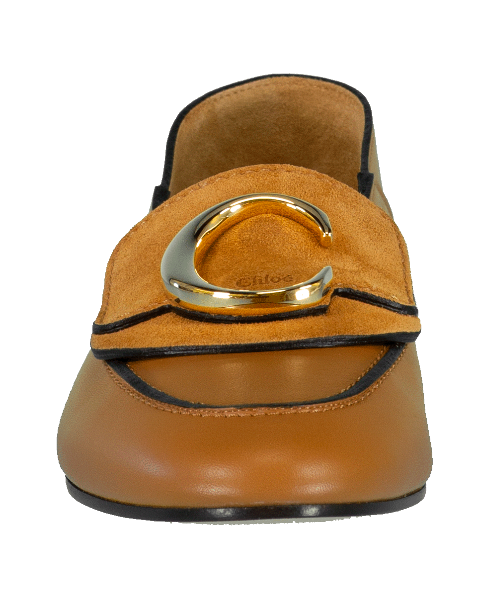 CHLOÉ-Shiny Calfskin C Loafer-