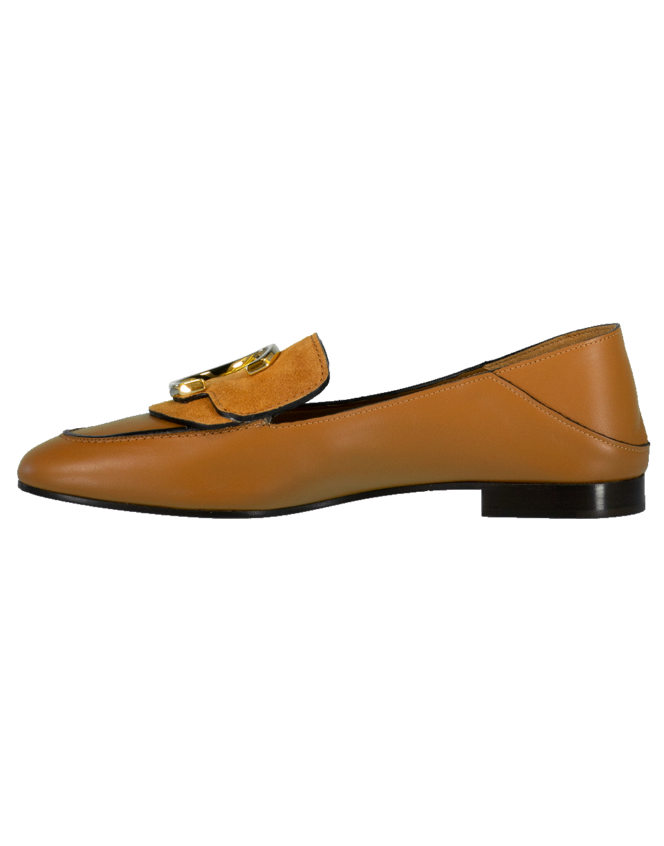 CHLOÉ-Shiny Calfskin C Loafer-