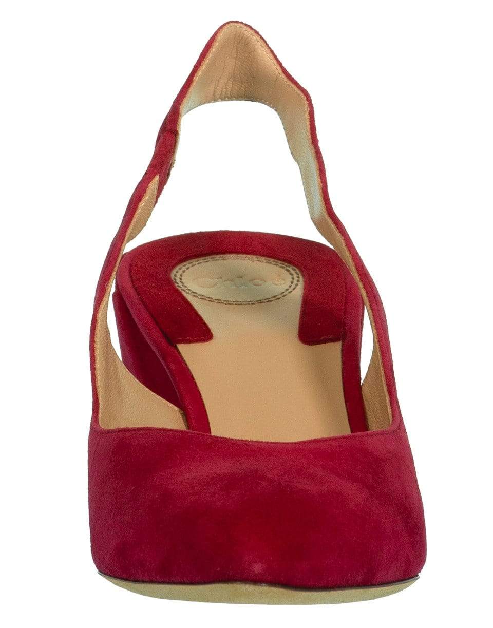 CHLOÉ-Raspberry Laurena Slingback-