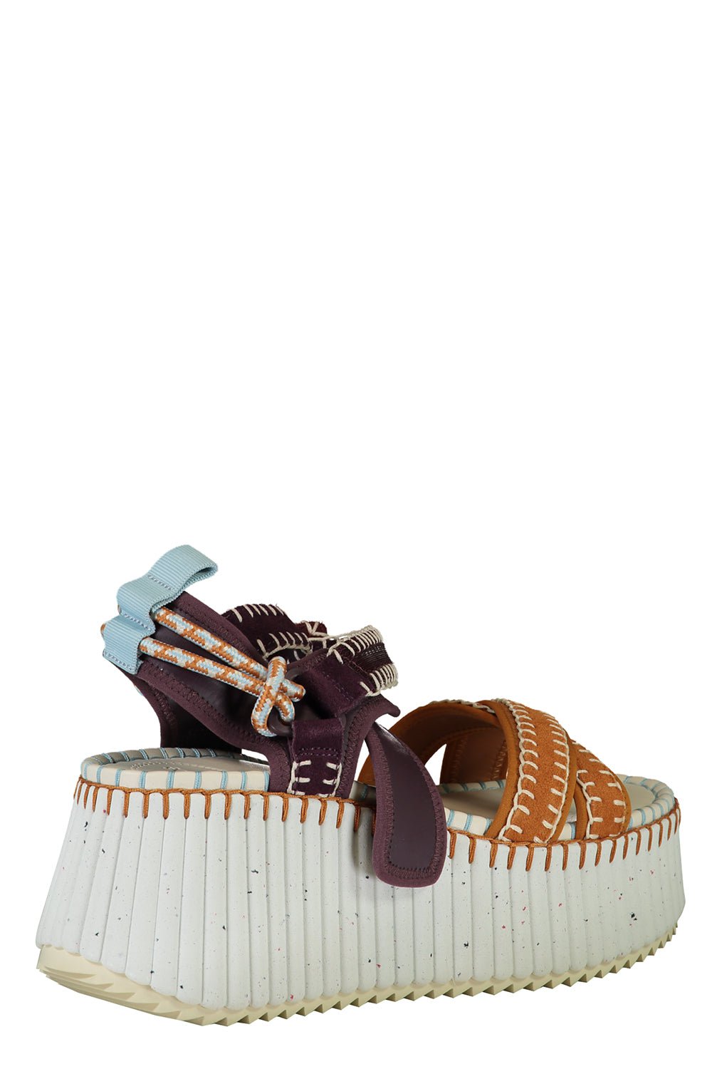 CHLOÉ-Nama Sandal - Brown Purple-