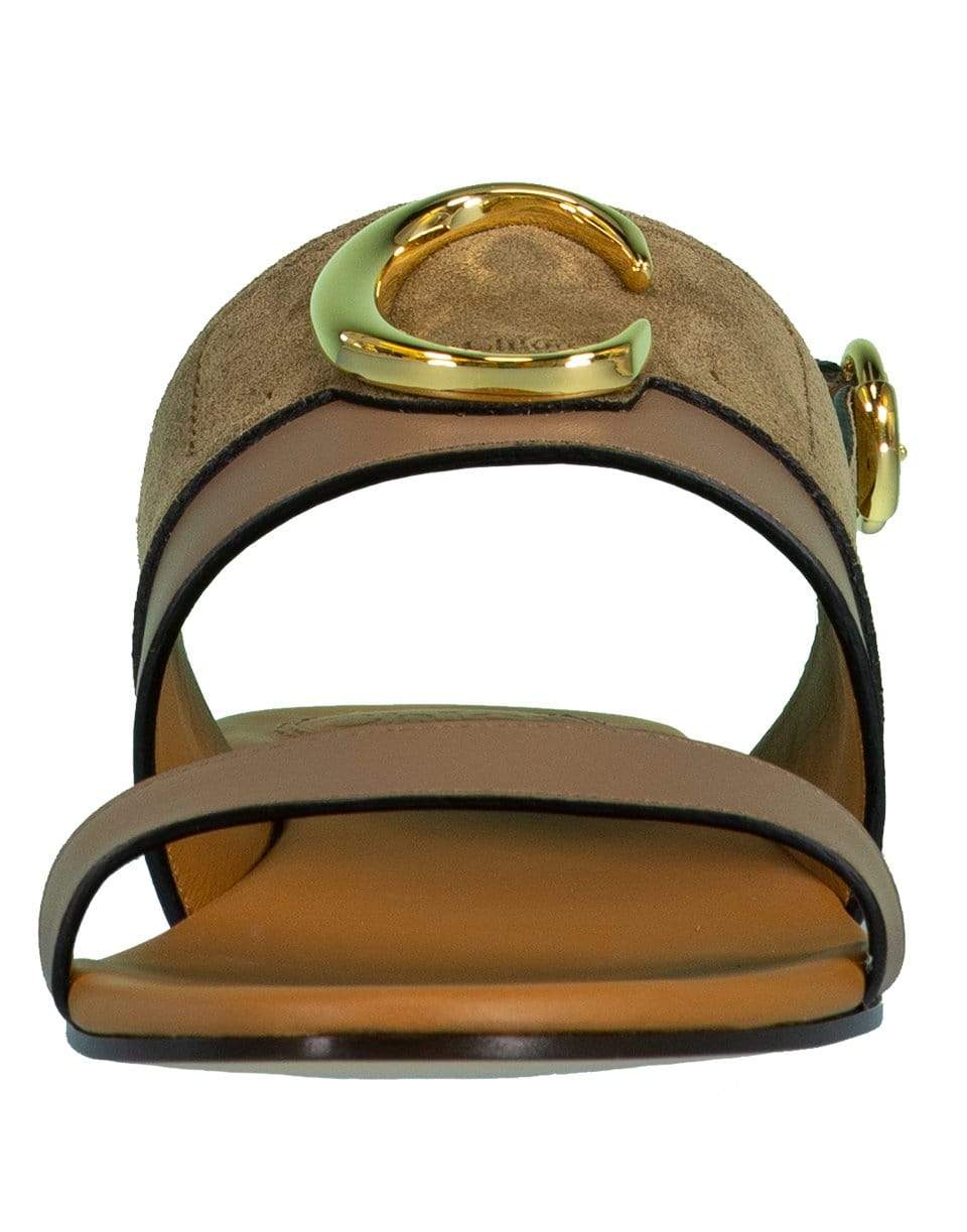 CHLOÉ-Chloe Back Strap Flat Sandal-