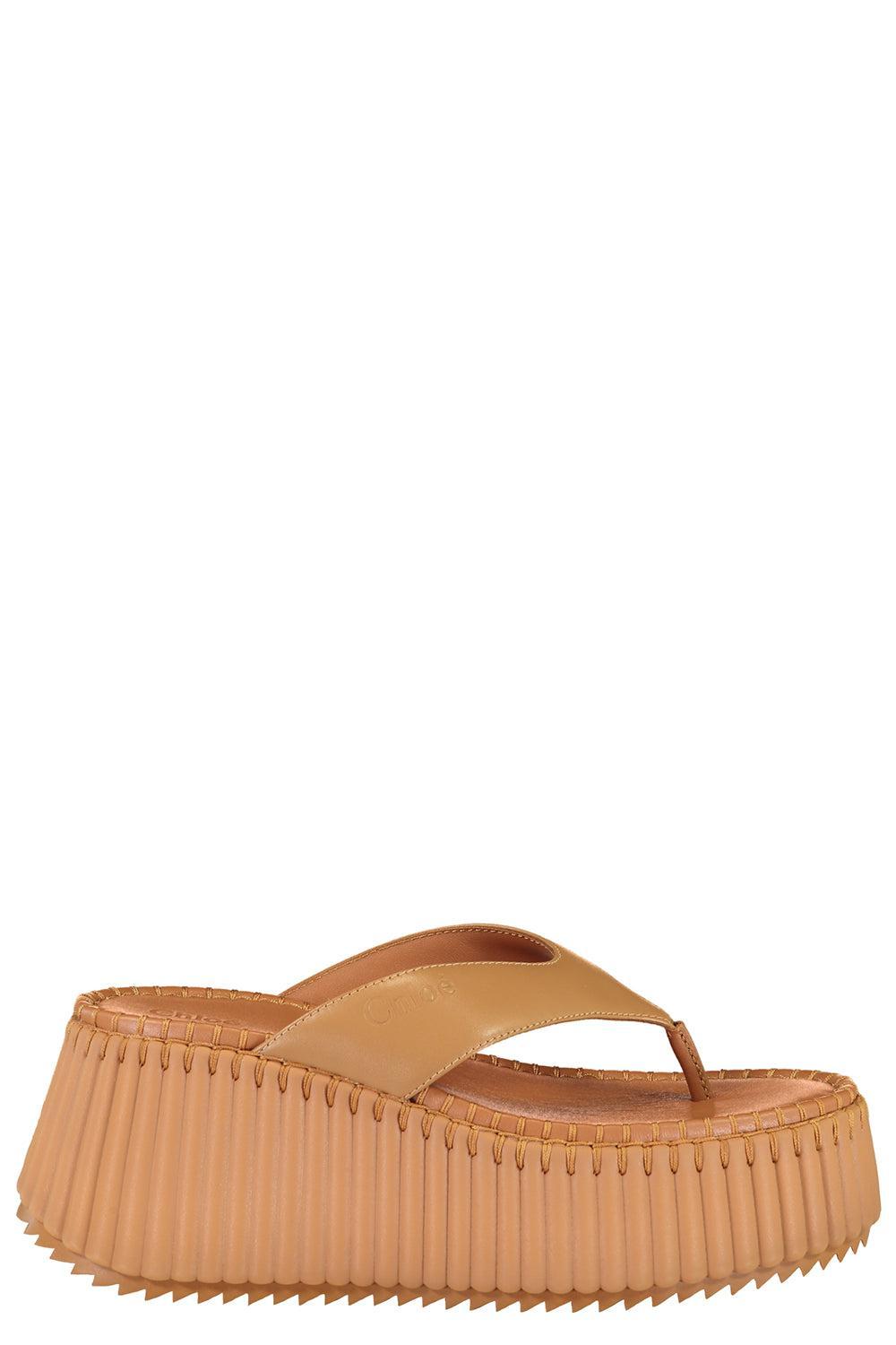 Nama Thong Sandal-OCHRE-36-SHOESANDAL-CHLOÉ