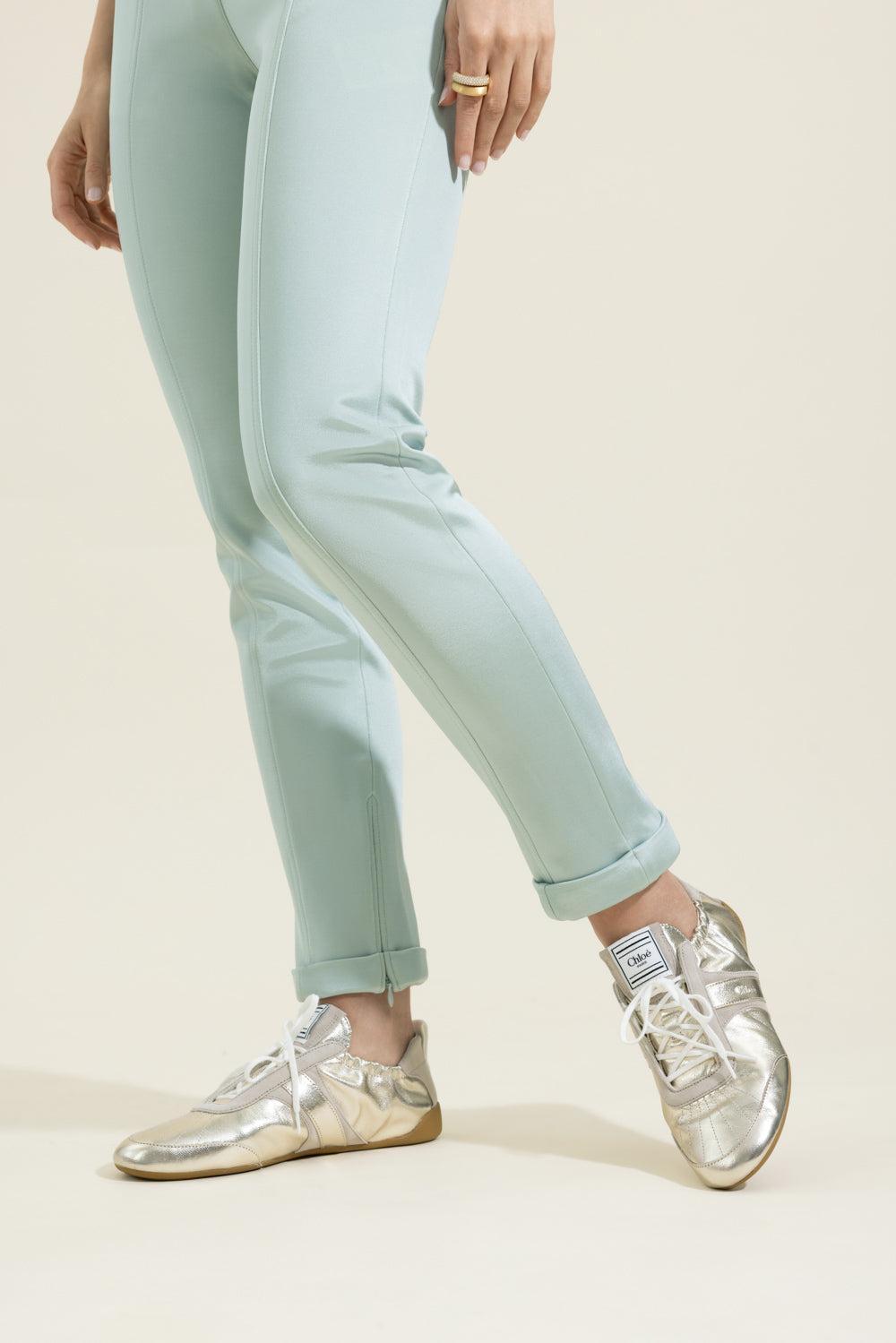 Chloe Kick Sneaker - Palladium-GOLD-36-SHOESNEAKER-CHLOÉ