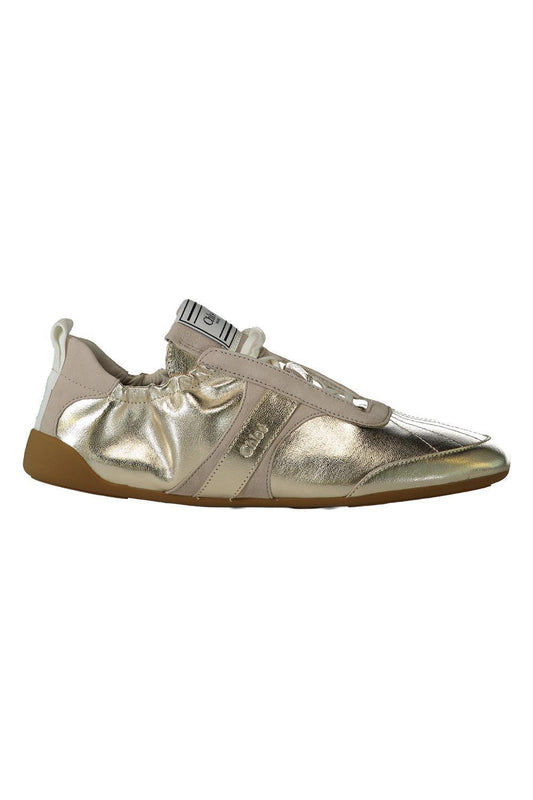Chloe Kick Sneaker - Palladium-GOLD-36-SHOESNEAKER-CHLOÉ