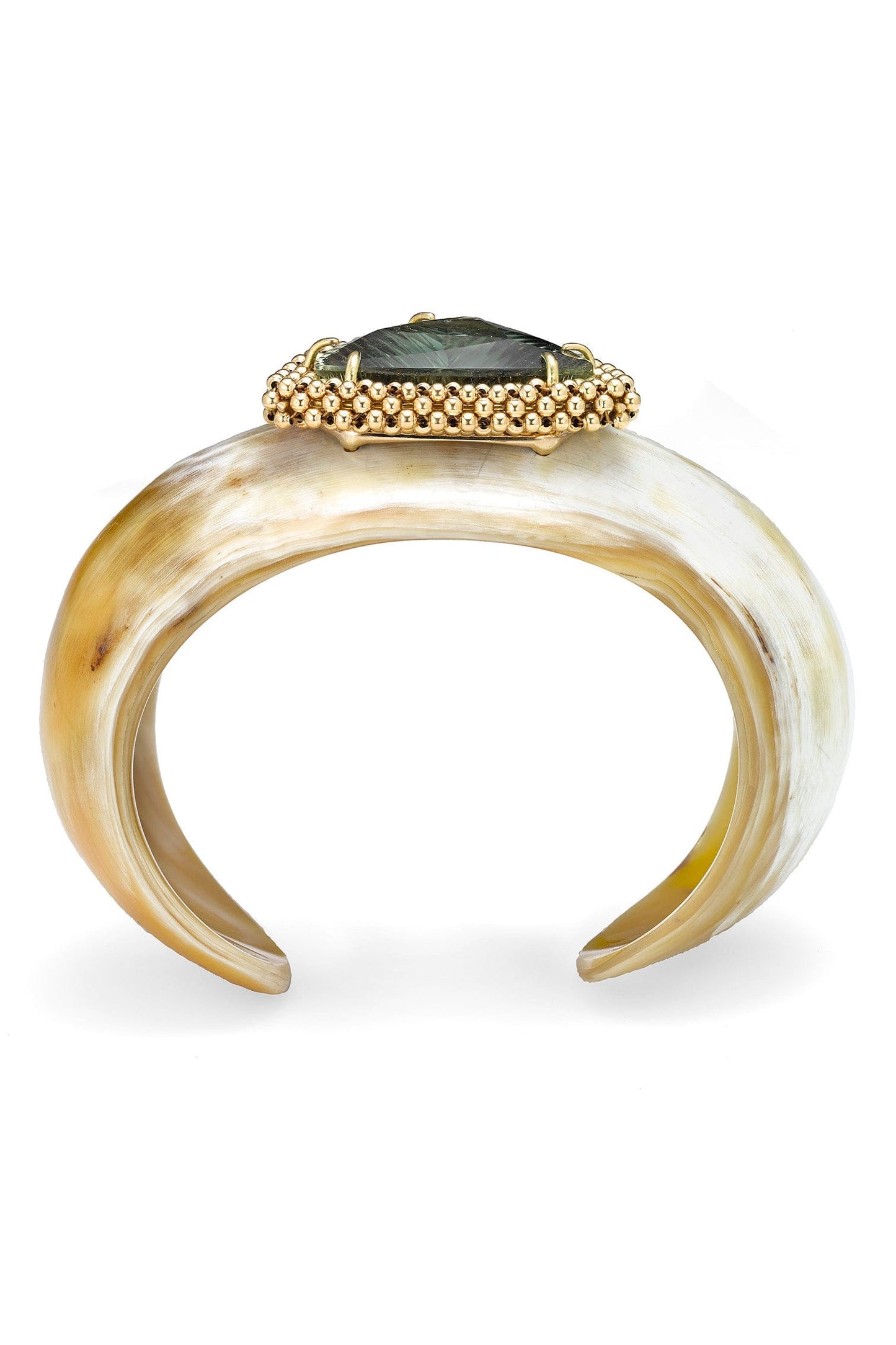 CHRIS DAVIES-Cleo Horn Cuff-YELLOW GOLD