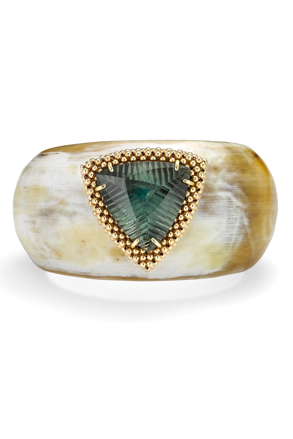 CHRIS DAVIES-Cleo Horn Cuff-YELLOW GOLD