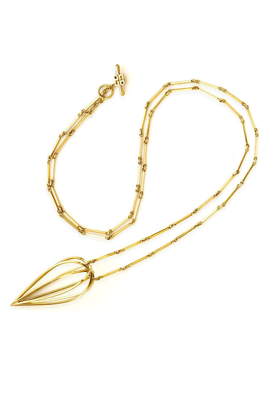 CHRIS DAVIES-Vaulted Pendant-YELLOW GOLD