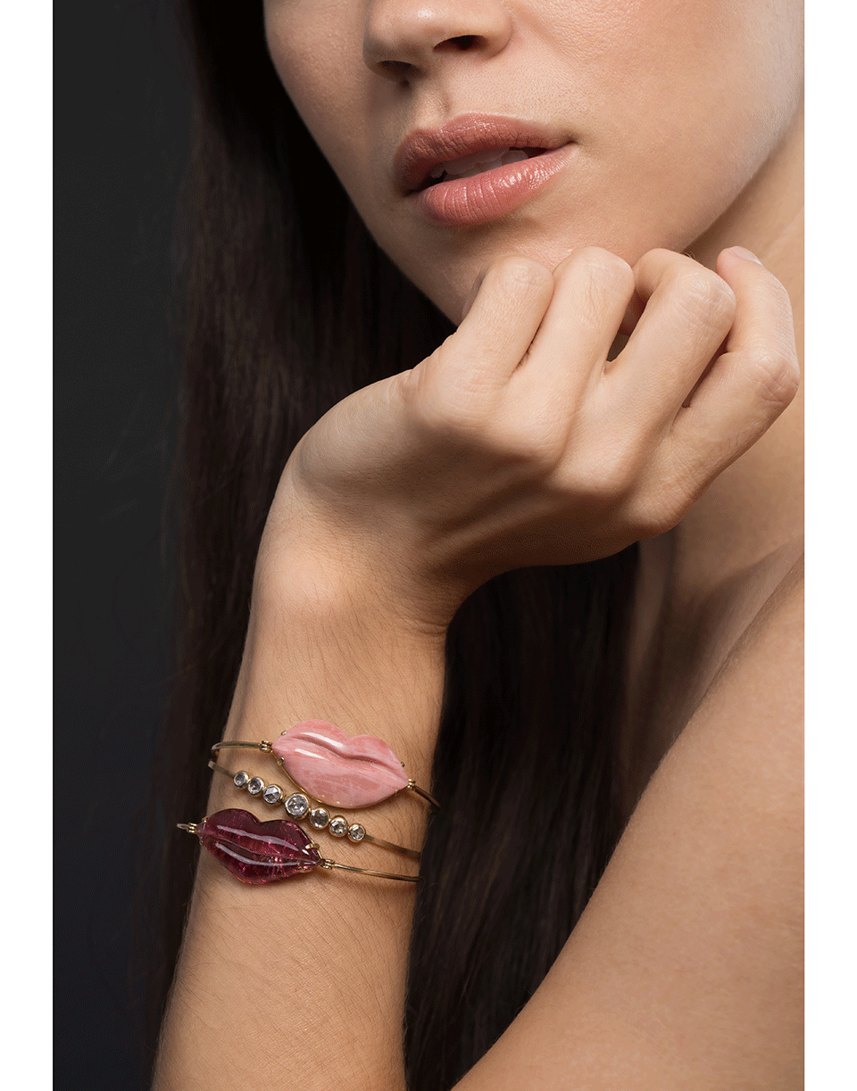 CHRISTINA ALEXIOU-Rose Cut Diamond Bracelet-YELLOW GOLD
