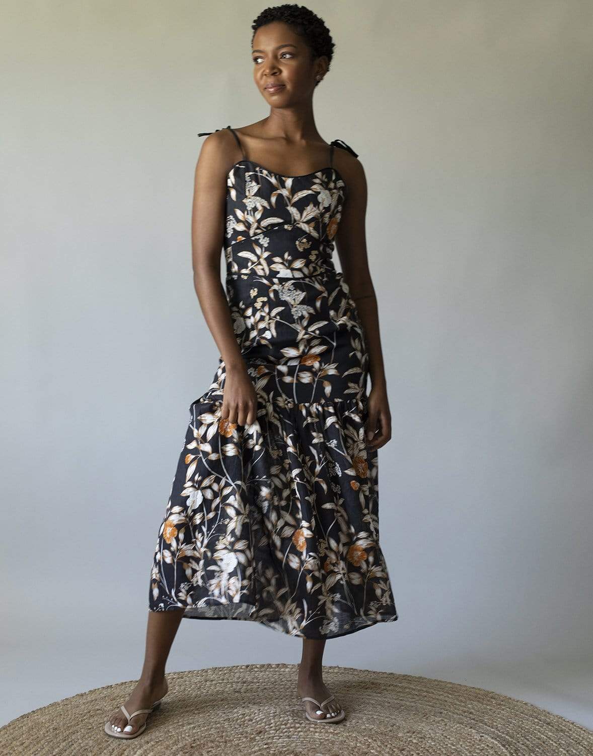 CHRISTY LYNN-Black Desert Rose Luisa Dress-