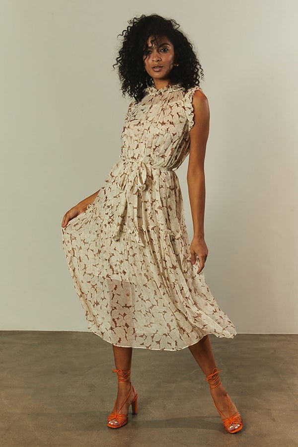 CHRISTY LYNN-Gemma Dress - Gold Leaf-