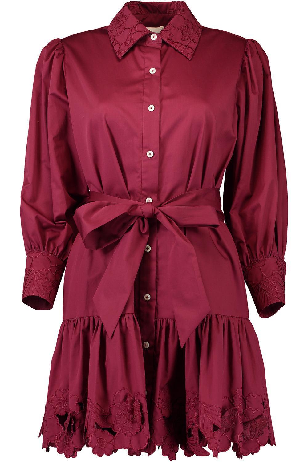 Norie Dress-MAROON-XS-CLOTHINGDRESSCASUAL-CHRISTY LYNN
