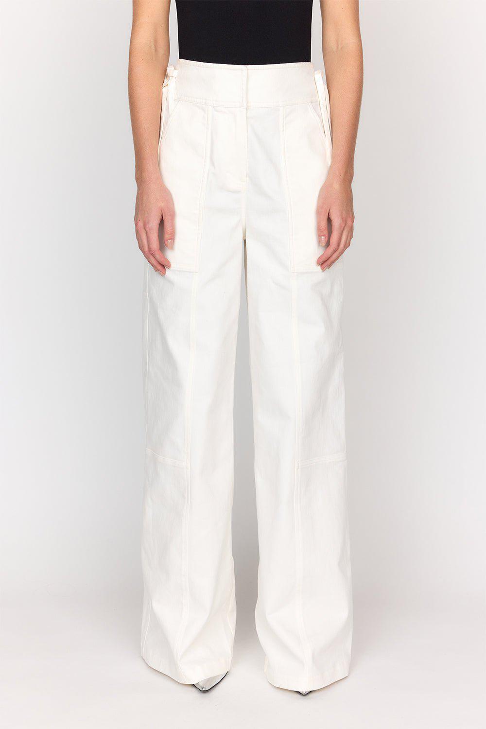 CHRISTY LYNN-Dylan Pant - White-