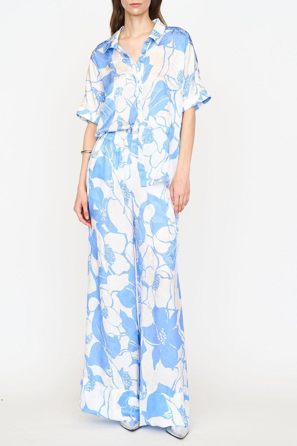 CHRISTY LYNN-James Top - Chelsea Blue Floral-