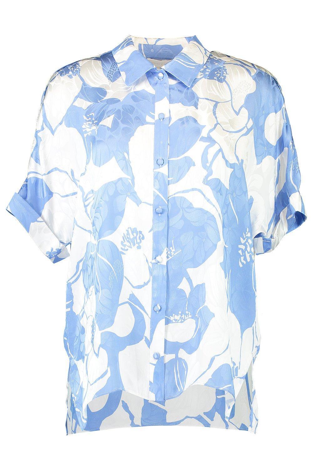 CHRISTY LYNN-James Top - Chelsea Blue Floral-