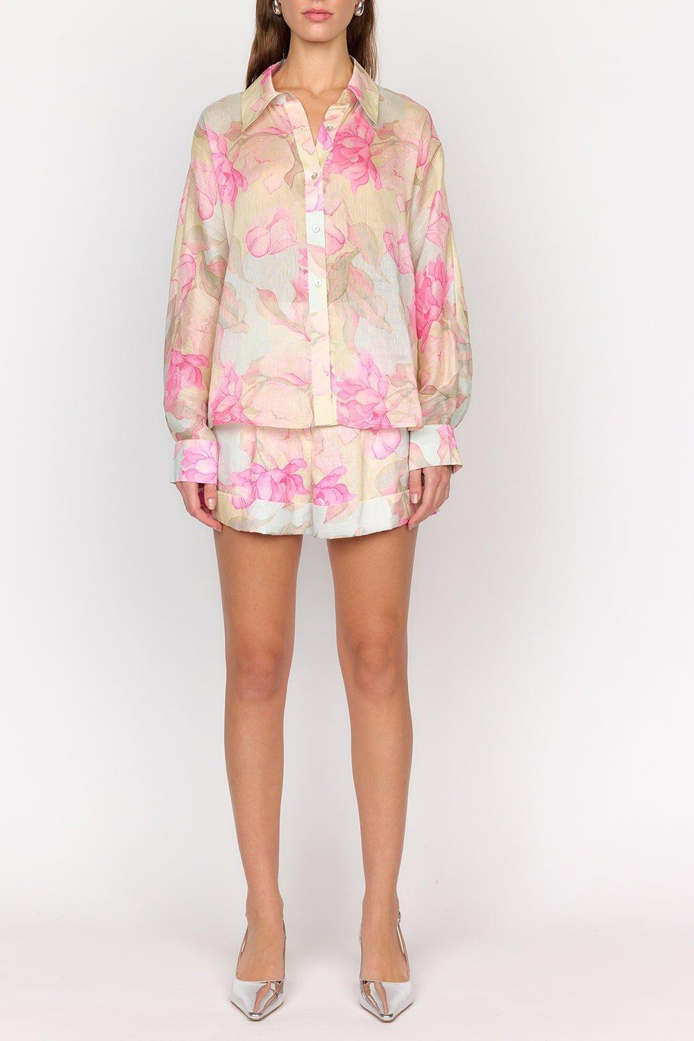 CHRISTY LYNN-Rosario Top - Waterlily Pink-