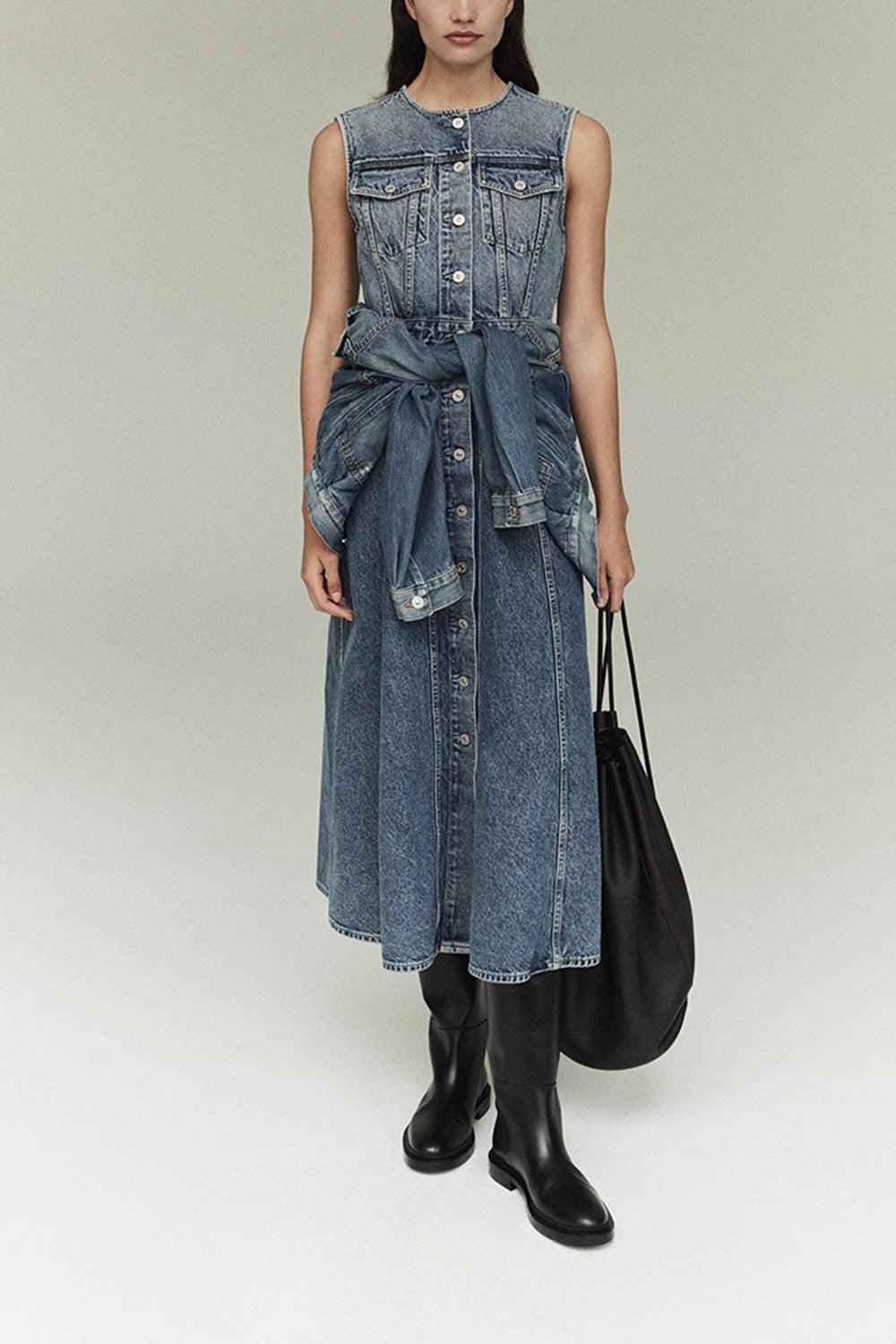 Idalene Midi Dress-TERRACE-XS-CLOTHINGDRESSCASUAL-CITIZENS of HUMANITY
