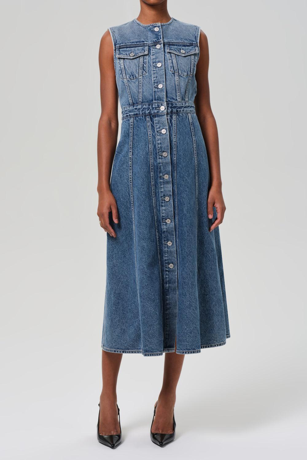 Idalene Midi Dress-TERRACE-XS-CLOTHINGDRESSCASUAL-CITIZENS of HUMANITY