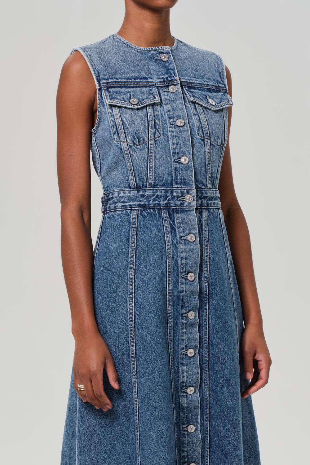 Idalene Midi Dress-TERRACE-XS-CLOTHINGDRESSCASUAL-CITIZENS of HUMANITY