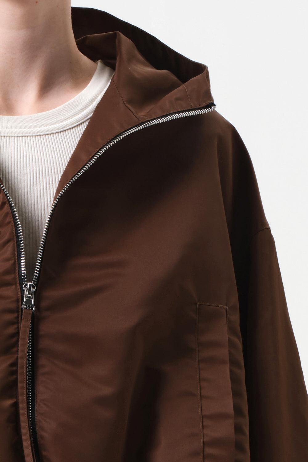 Cropped Windbreaker-BROWN-XS-CLOTHINGJACKETCASUAL-CITIZENS of HUMANITY