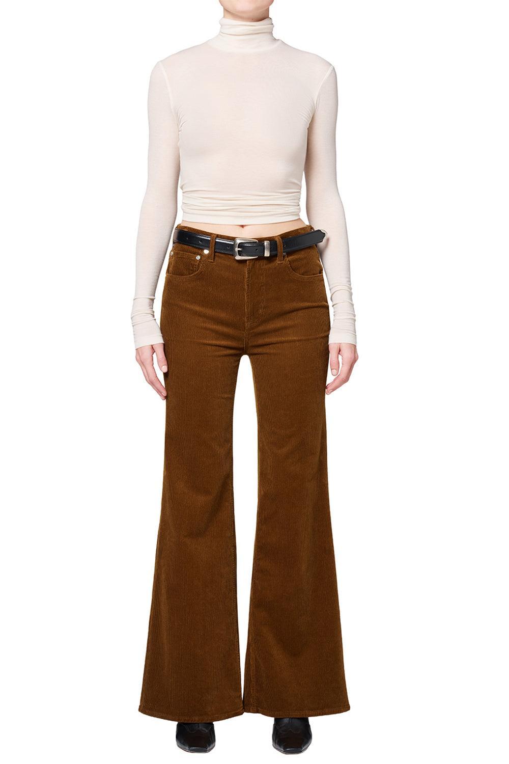 Kimberly 70s Flare Pant-BROWN-26-CLOTHINGPANTCASUAL-CITIZENS of HUMANITY