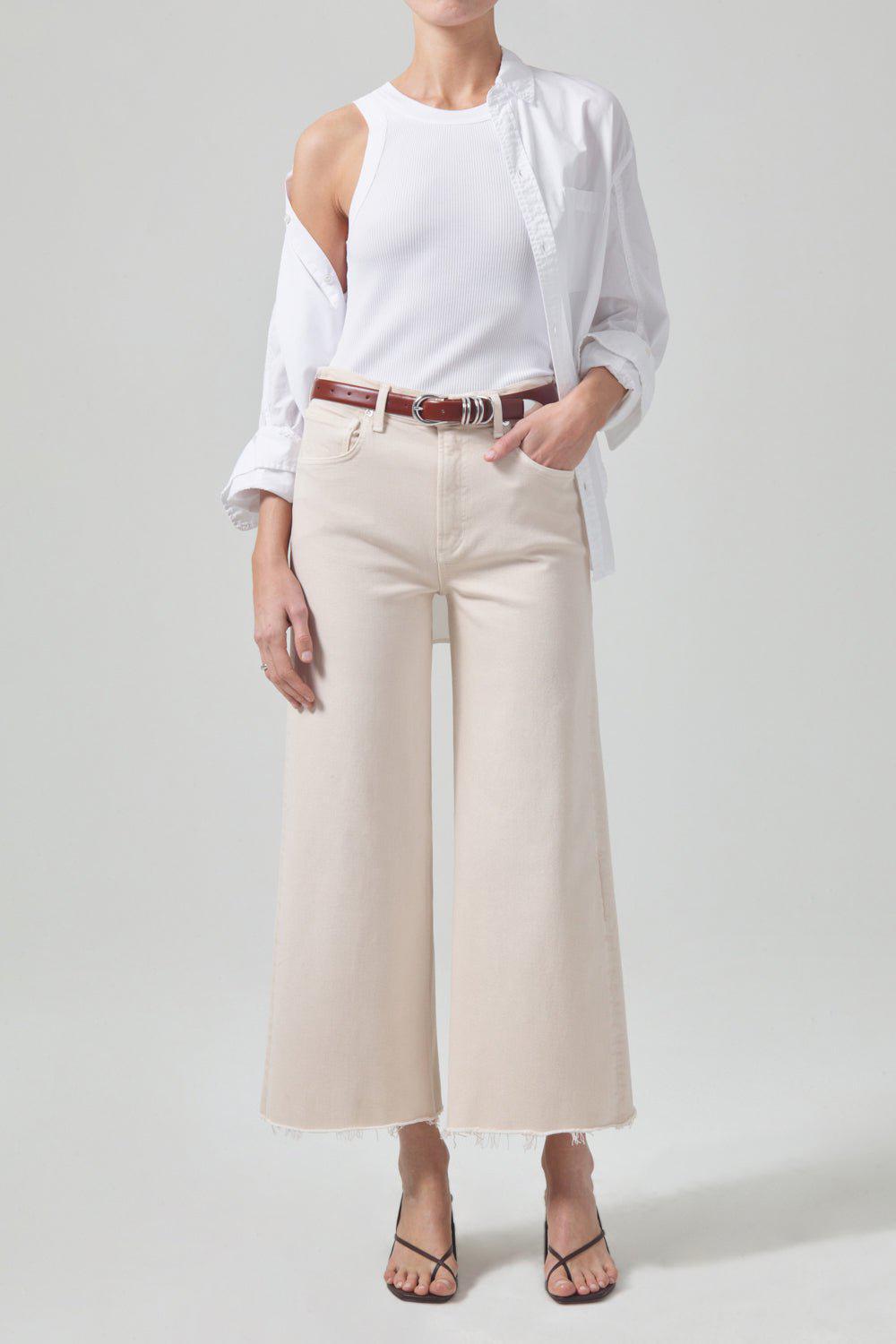 CITIZENS of HUMANITY-Lyra Crop Pant - Almondette-
