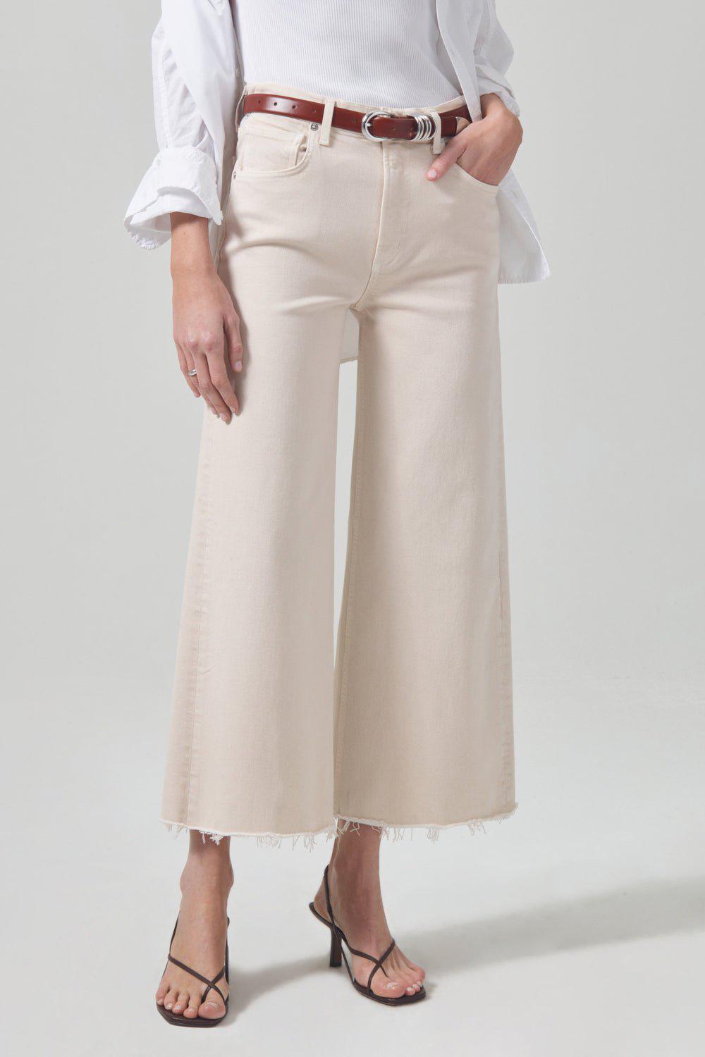 CITIZENS of HUMANITY-Lyra Crop Pant - Almondette-
