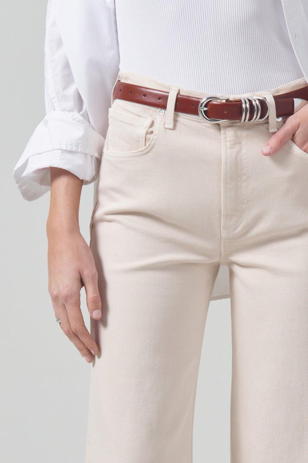 CITIZENS of HUMANITY-Lyra Crop Pant - Almondette-