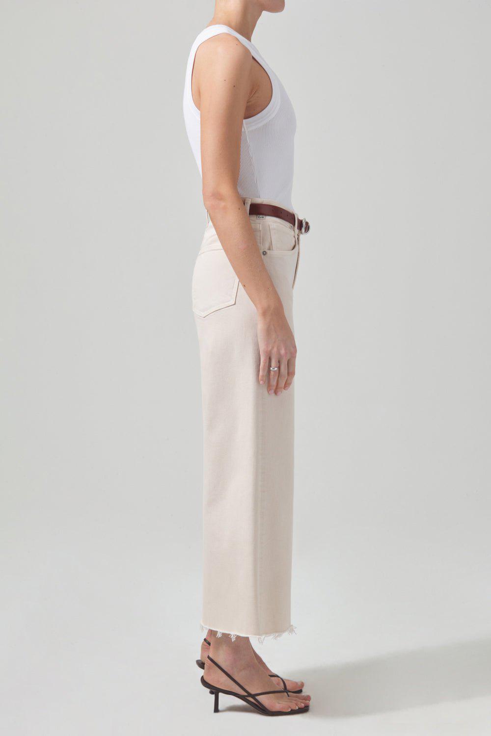 CITIZENS of HUMANITY-Lyra Crop Pant - Almondette-