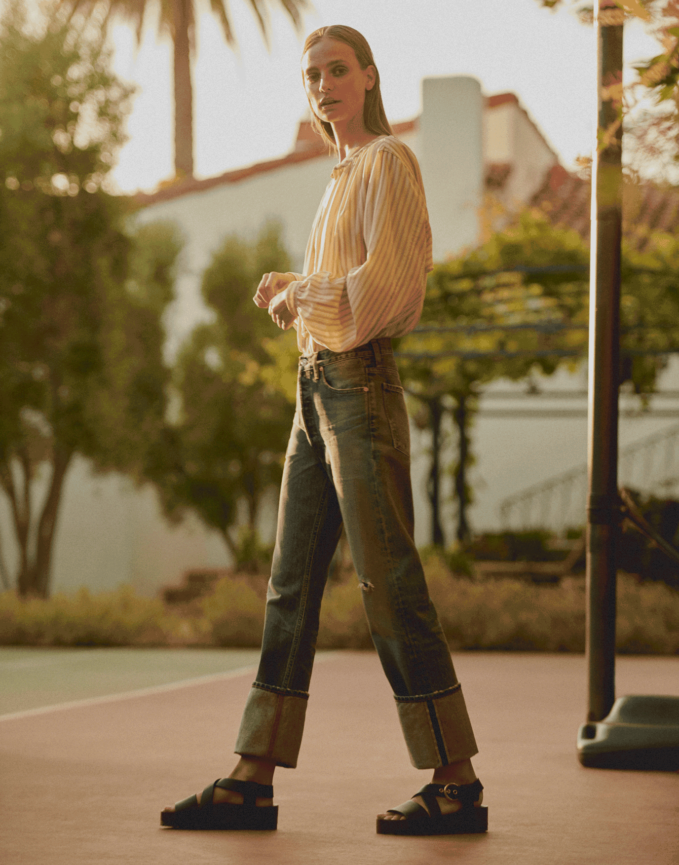 CITIZENS of HUMANITY-Reese Cuffed Stright Leg Jean-