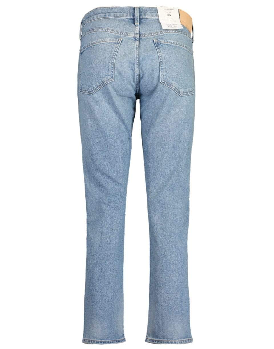 CITIZENS of HUMANITY-Refresh Elsa Mid-Rise Slim Fit Cropped Denim-