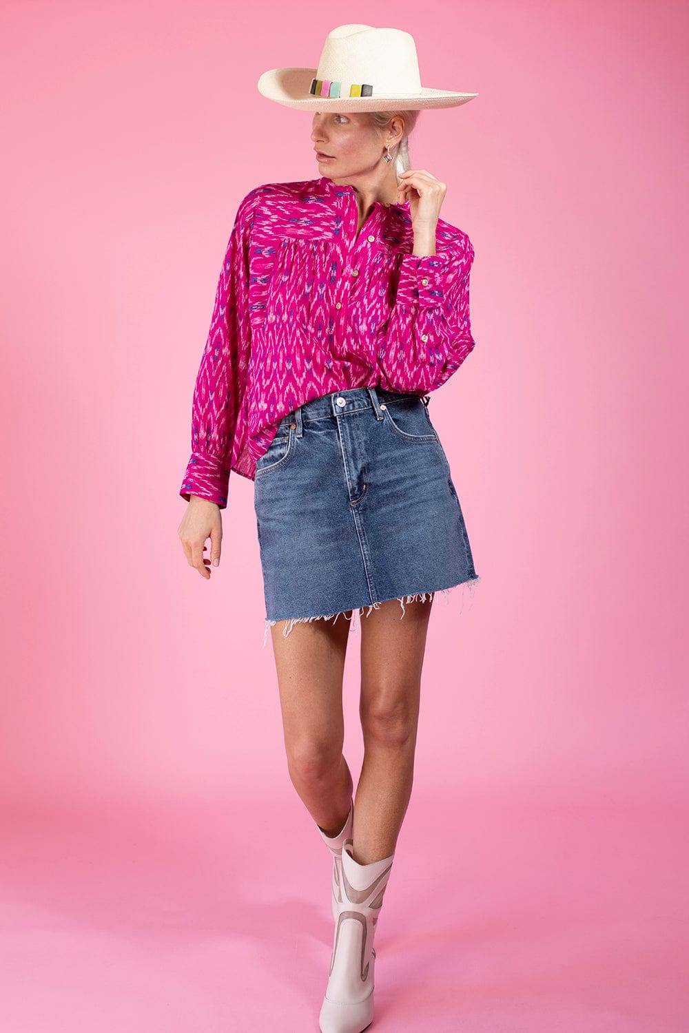 CITIZENS of HUMANITY-Beatnik Mini Denim Skirt-