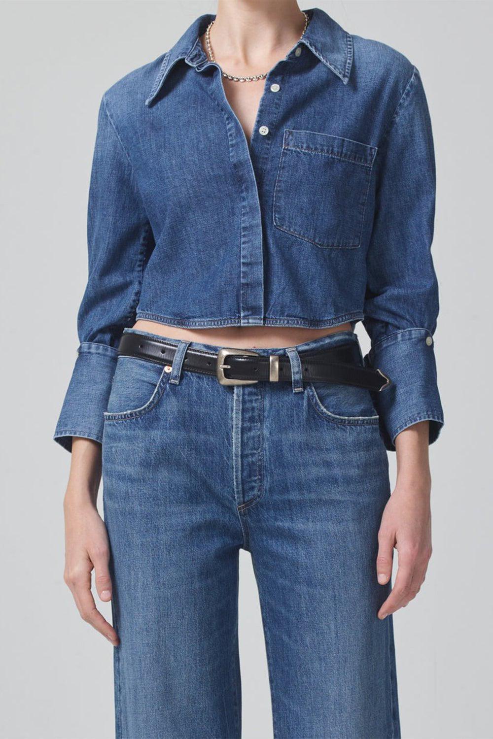 CITIZENS of HUMANITY-Bea Crop Top - Ambrose-