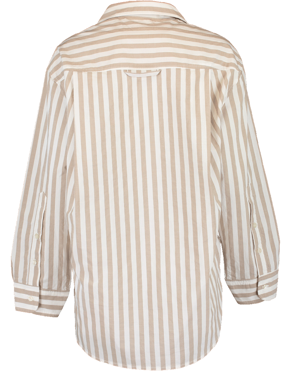 CITIZENS of HUMANITY-Kayla Striped Boyfriend Shirt-