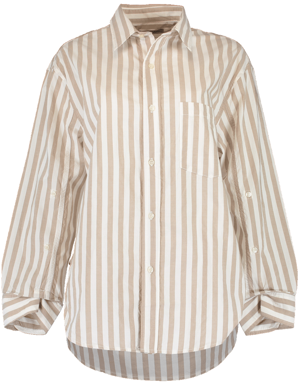 CITIZENS of HUMANITY-Kayla Striped Boyfriend Shirt-