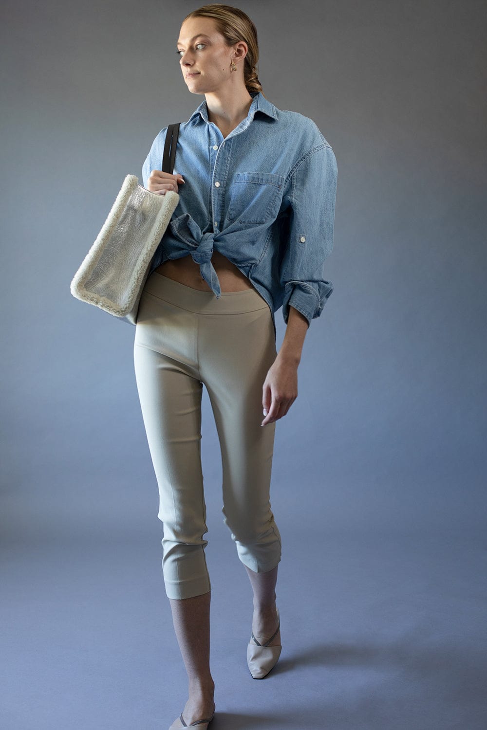 CITIZENS of HUMANITY-Kayla Long Sleeve Denim Shirt-