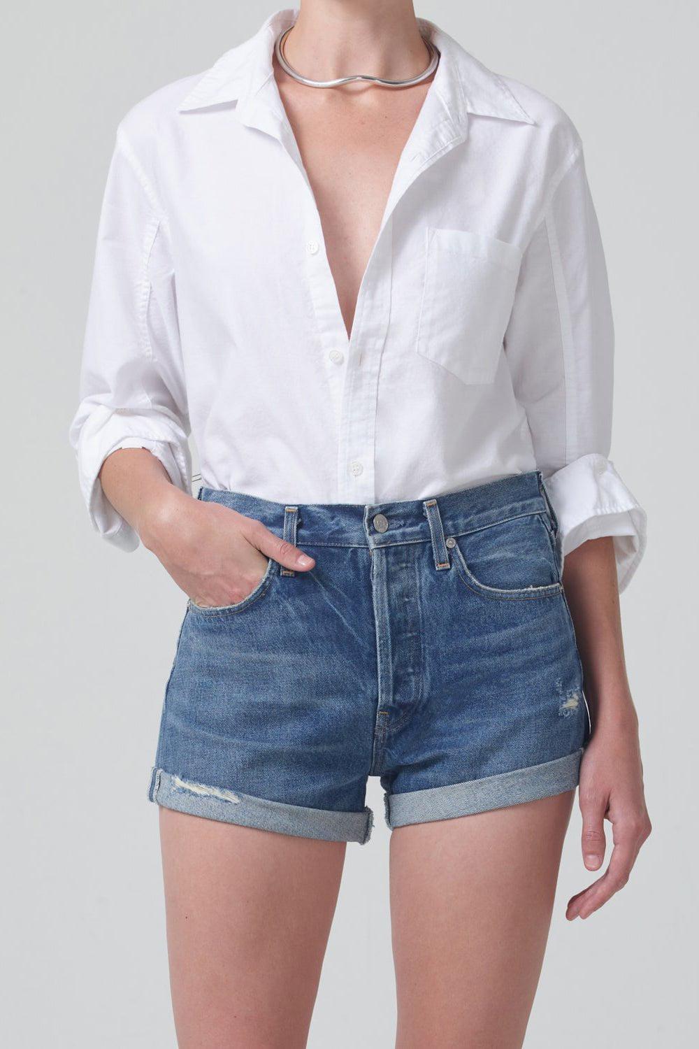 CITIZENS of HUMANITY-Kayla Shirt - Optic White-