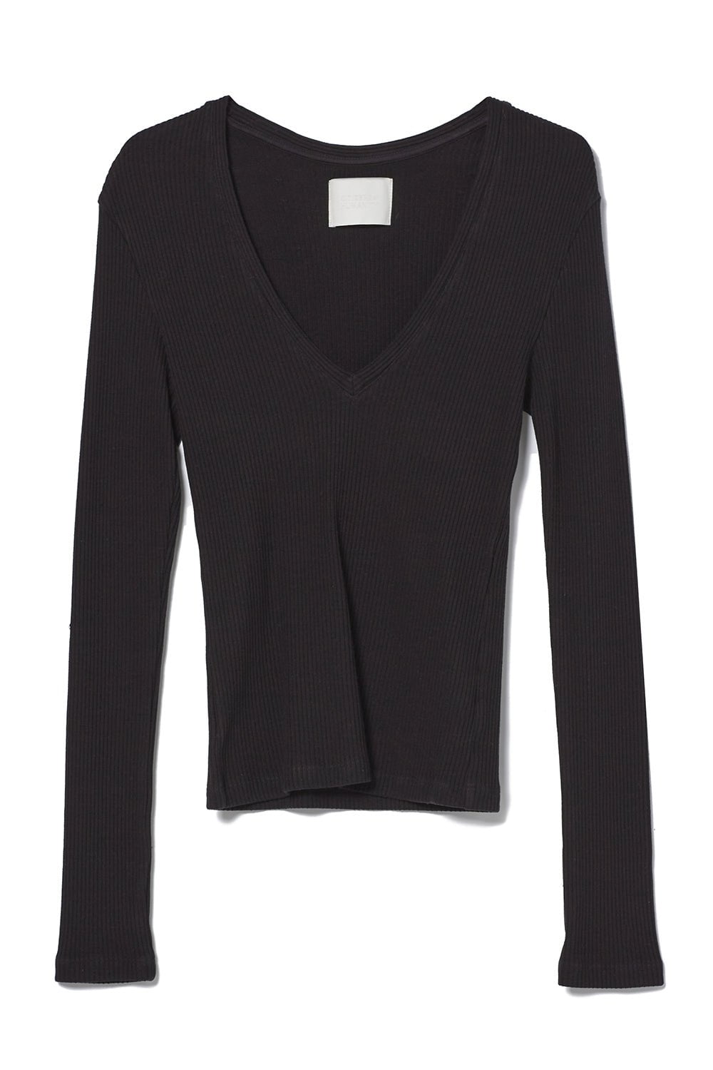 CITIZENS of HUMANITY-Florence V Neck Top - Black-