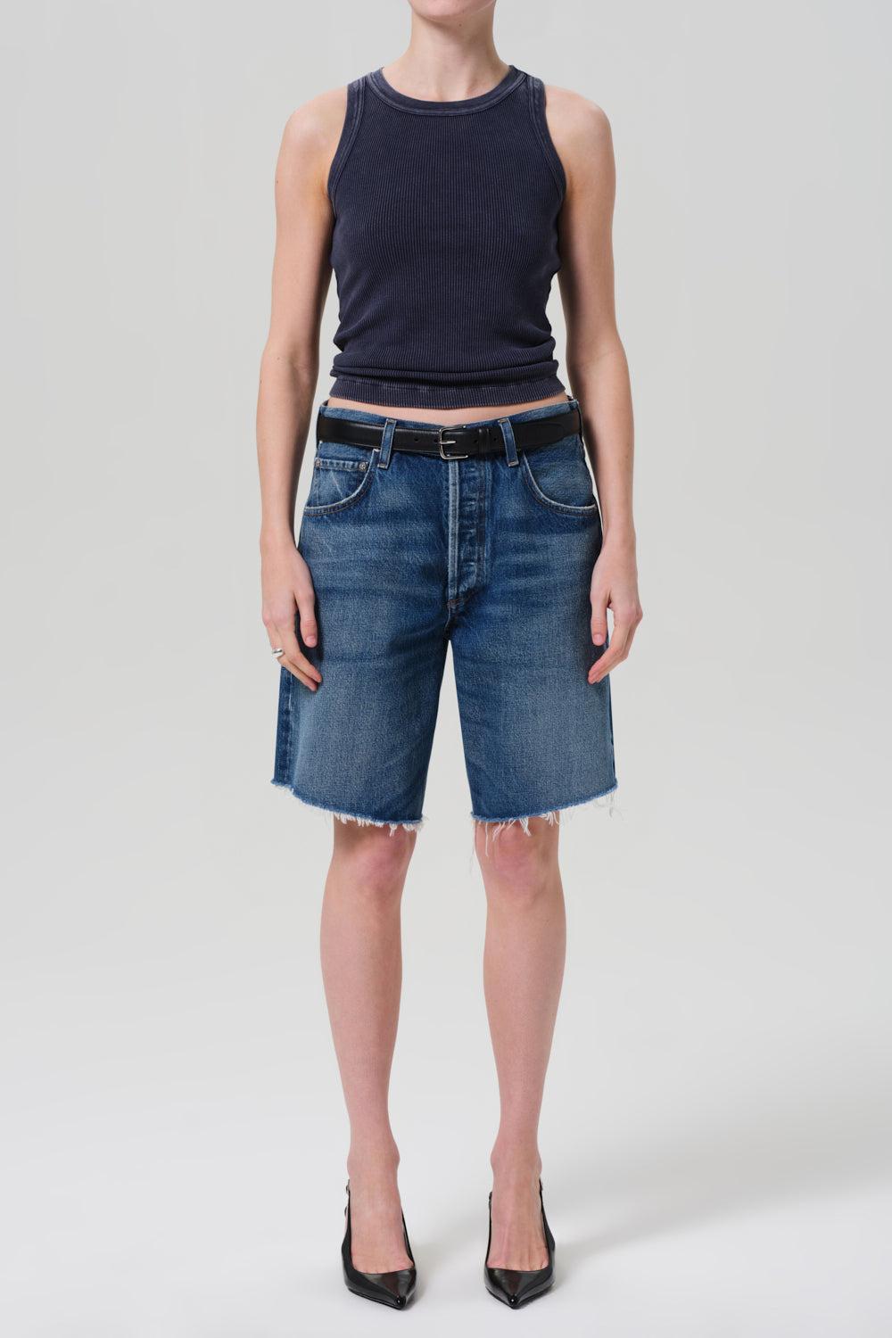 Isabel Rib Tank - Mineral Navy-MINERALNAVY-XS-CLOTHINGTOPTANK-CITIZENS of HUMANITY
