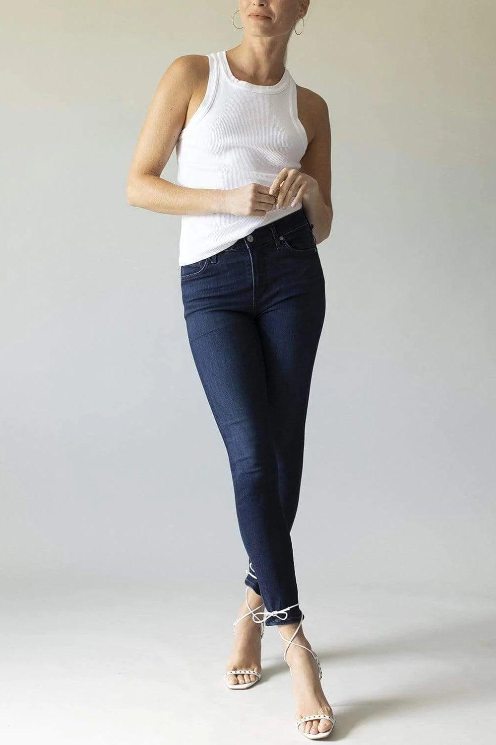 CITIZENS of HUMANITY-Isabel Rib Tank - White-