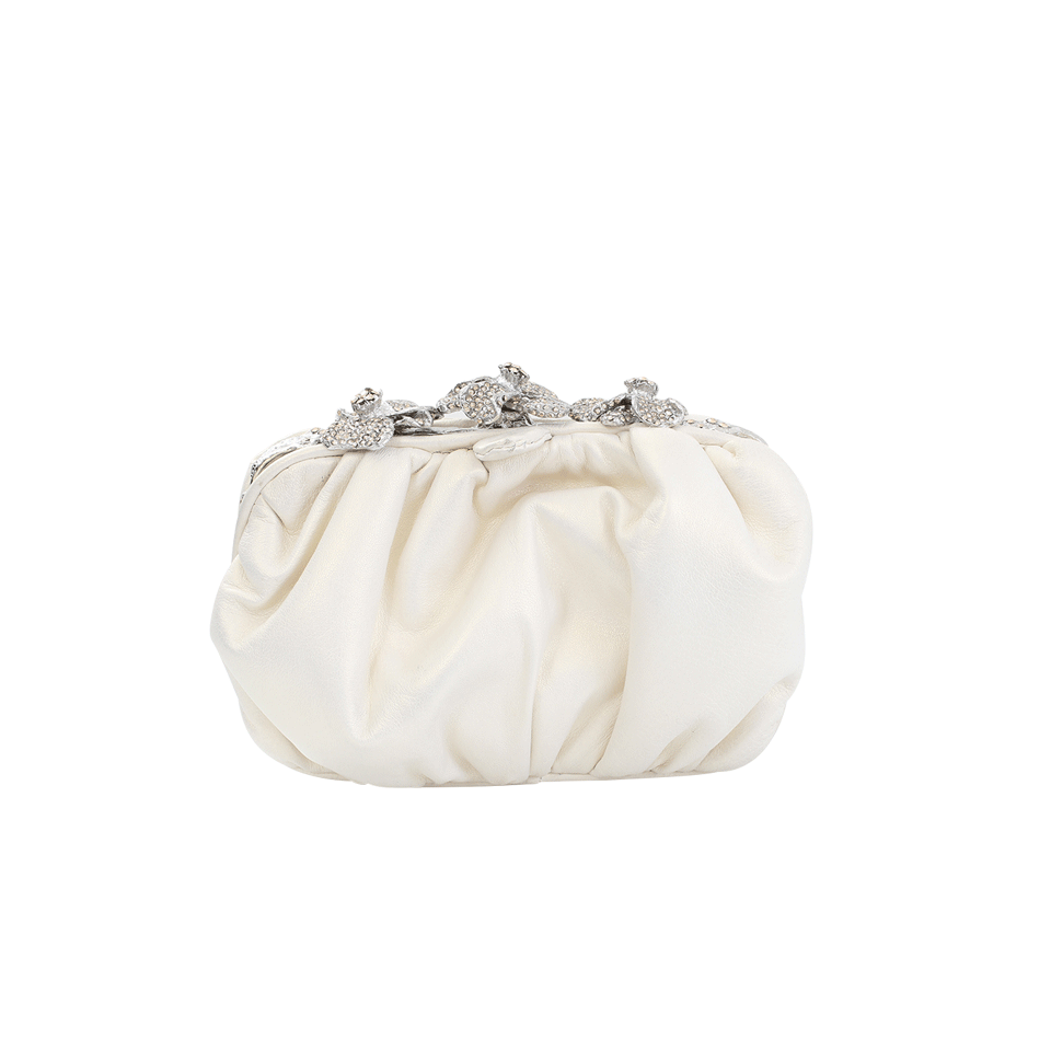 CLARA KASAVINA-Sonia Handbag-PEARLWHT