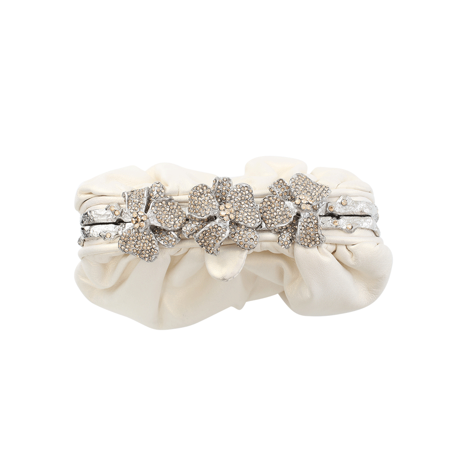 CLARA KASAVINA-Sonia Handbag-PEARLWHT