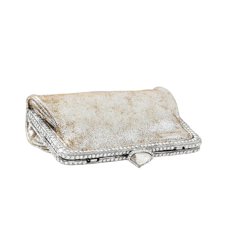 CLARA KASAVINA-Louise Shimmer Handbag-SILVER