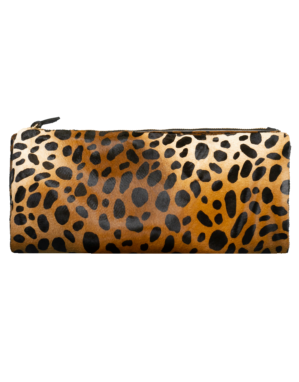 CLARE V-Foldover Leopard Clutch-LEOPARD
