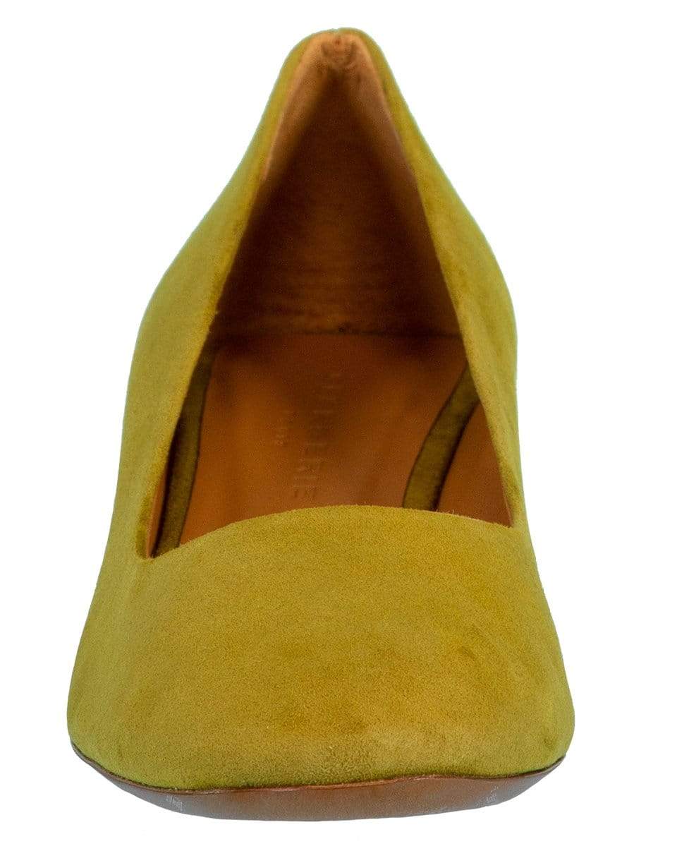 CLERGERIE-PATSIE6 Moss Suede Block Pump-