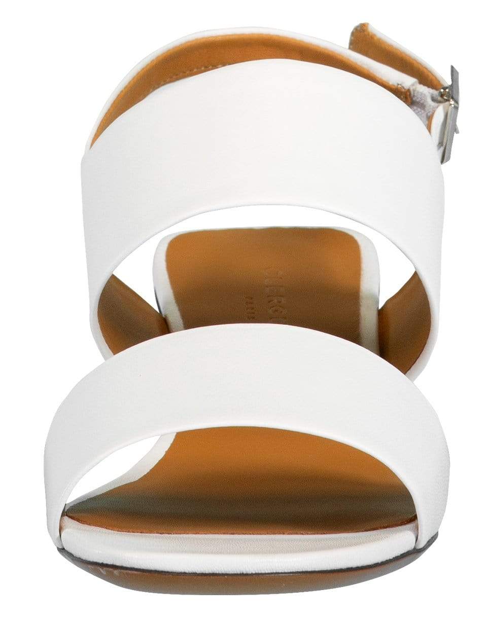 CLERGERIE-White Leonie Sandal-