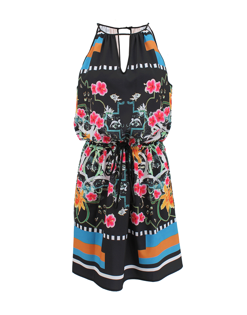 CLOVER CANYON-Sleeveless Dress with Scarf Tie Waist-
