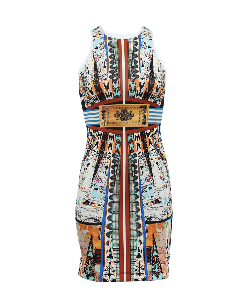 CLOVER CANYON-Havana Circle Racerback Dress-