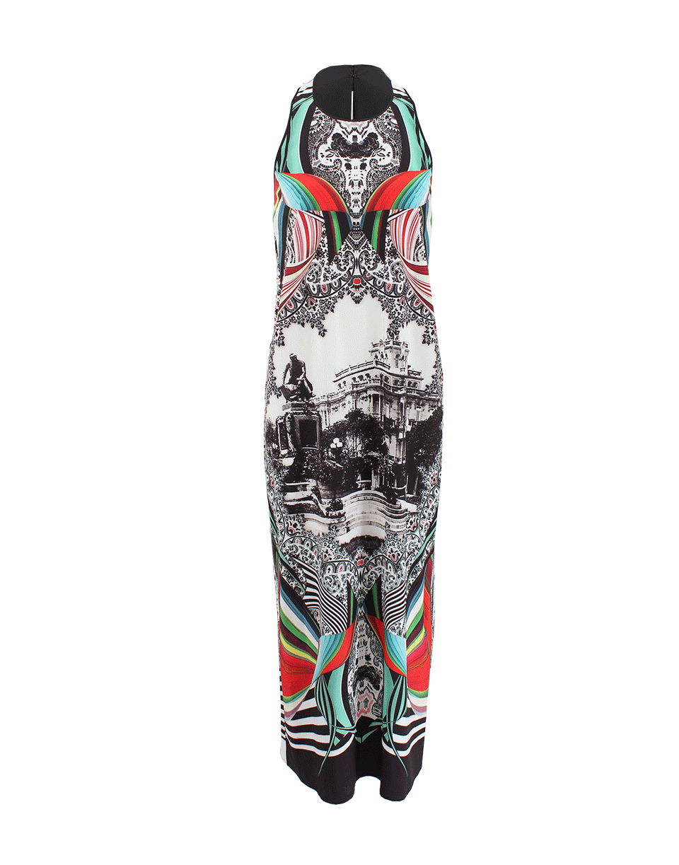 CLOVER CANYON-Swirl Scarf Long Dress-