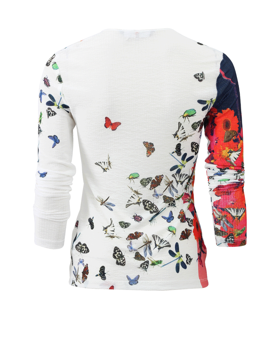 CLOVER CANYON-Long Sleeve Butterfly Top-
